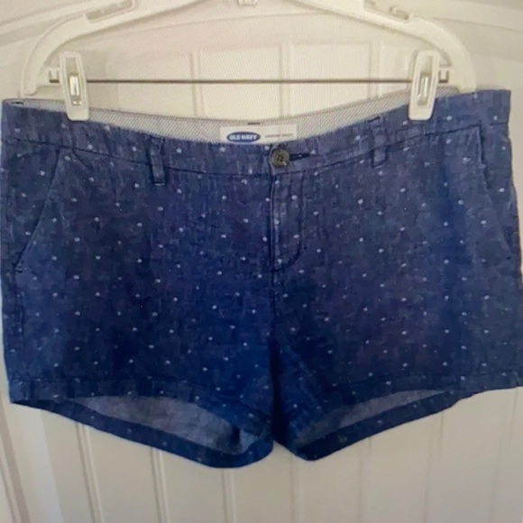 Old Navy Linen blend  Everyday Shorts Size 14 - Picture 1 of 4